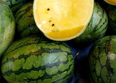 picture of yellow watermelon in malaysia